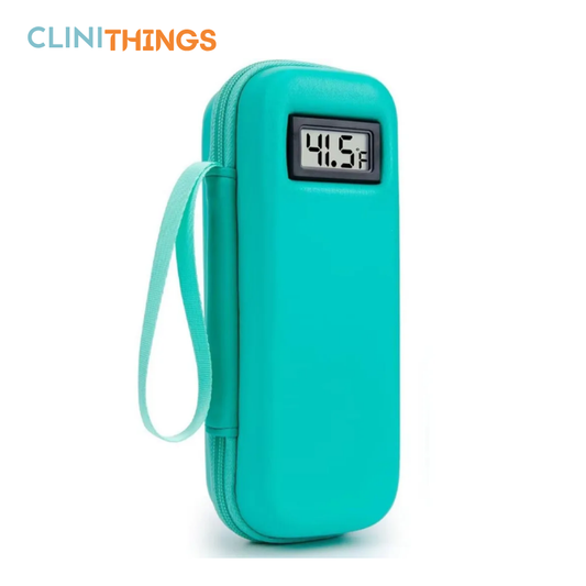 Estuche Térmico Impermeable para Insulina con Termómetro Digital