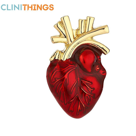 Pin de corazón esmaltado