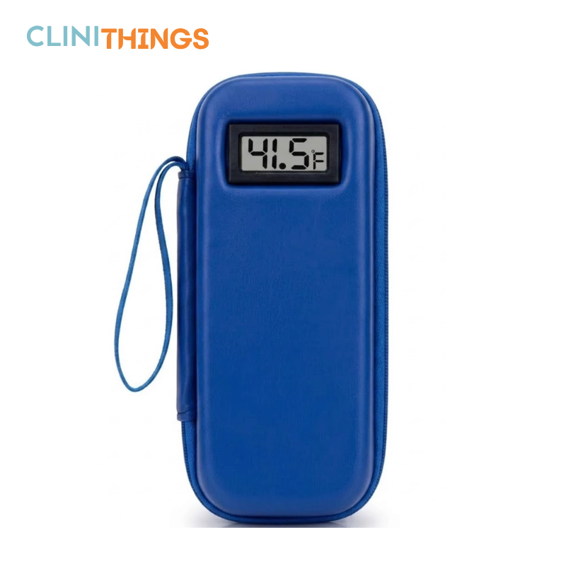 Estuche Térmico Impermeable para Insulina con Termómetro Digital